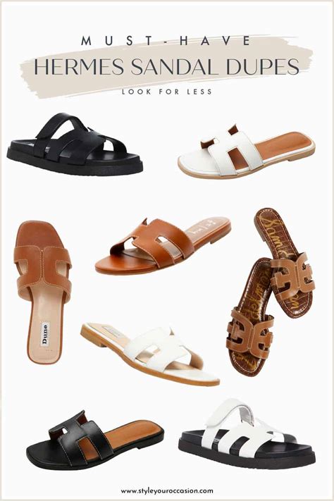 THE BEST HERMES SANDALS DUPES IN 2023